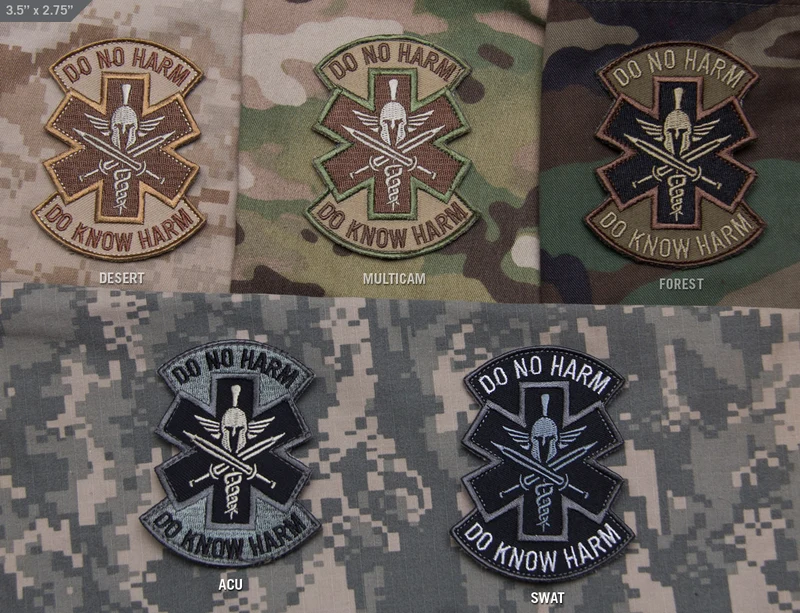 Mil Spec Monkey Patch Do No Harm - Spartan