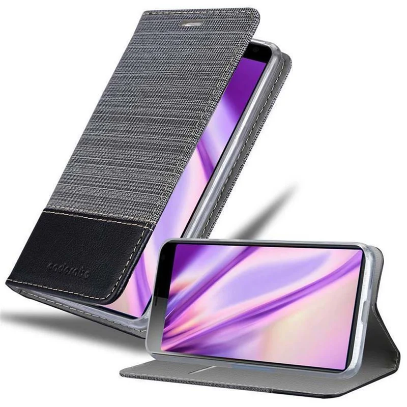 Cadorabo Hülle kompatibel mit Sony Xperia 10 PLUS Schutzhülle mit Magnetverschluss, Standfunktion und Kartenfach