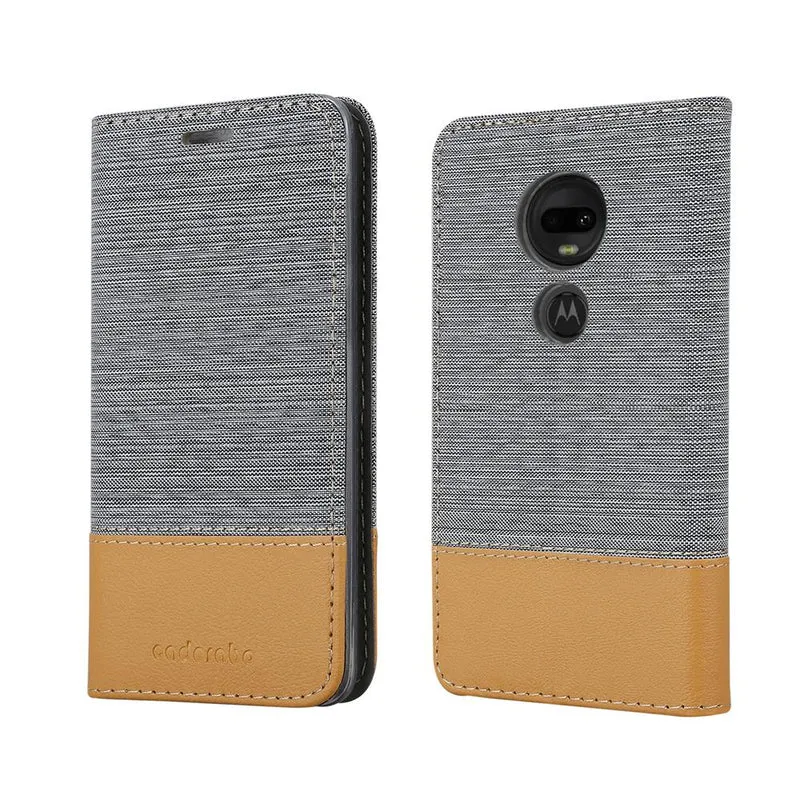 Cadorabo Hülle kompatibel mit Motorola MOTO G7 / G7 PLUS Schutzhülle mit Magnetverschluss, Standfunktion und Kartenfach