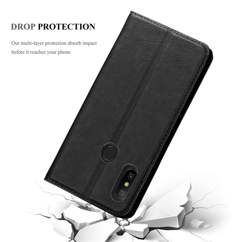 Cadorabo Hülle kompatibel mit Xiaomi Mi 6 PRO Schutzhülle mit Magnetverschluss, Standfunktion und Kartenfach