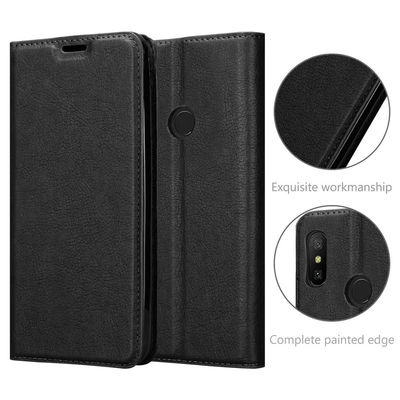 Cadorabo Hülle kompatibel mit Xiaomi Mi 6 PRO Schutzhülle mit Magnetverschluss, Standfunktion und Kartenfach