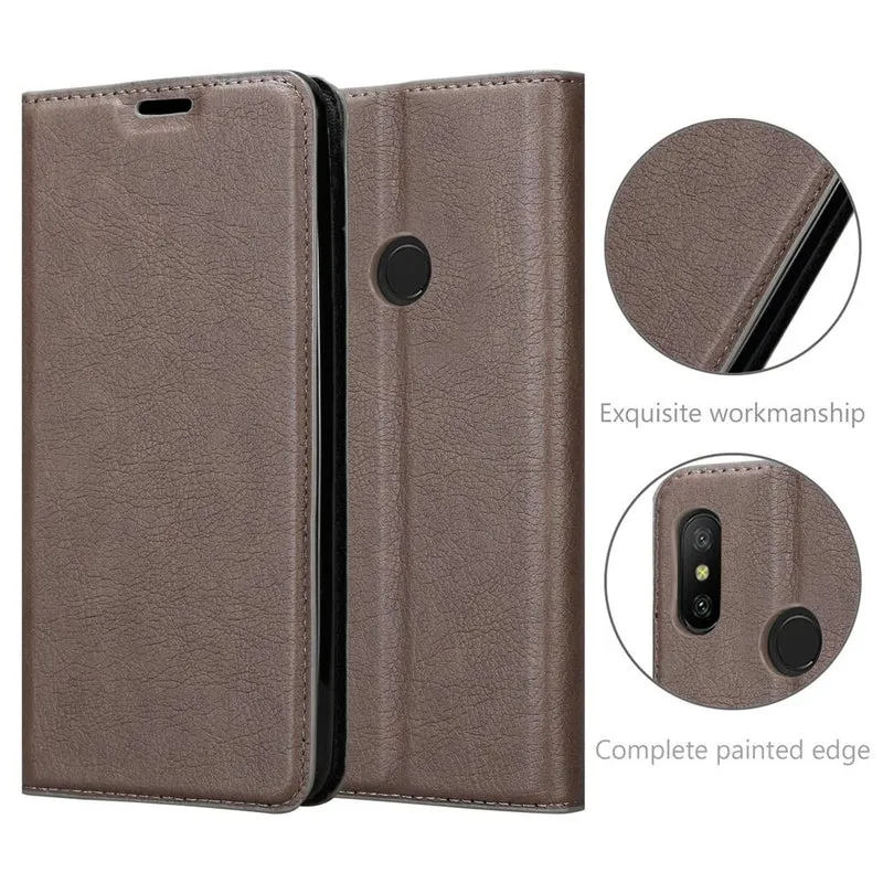 Cadorabo Hülle kompatibel mit Xiaomi Mi 6 PRO Schutzhülle mit Magnetverschluss, Standfunktion und Kartenfach