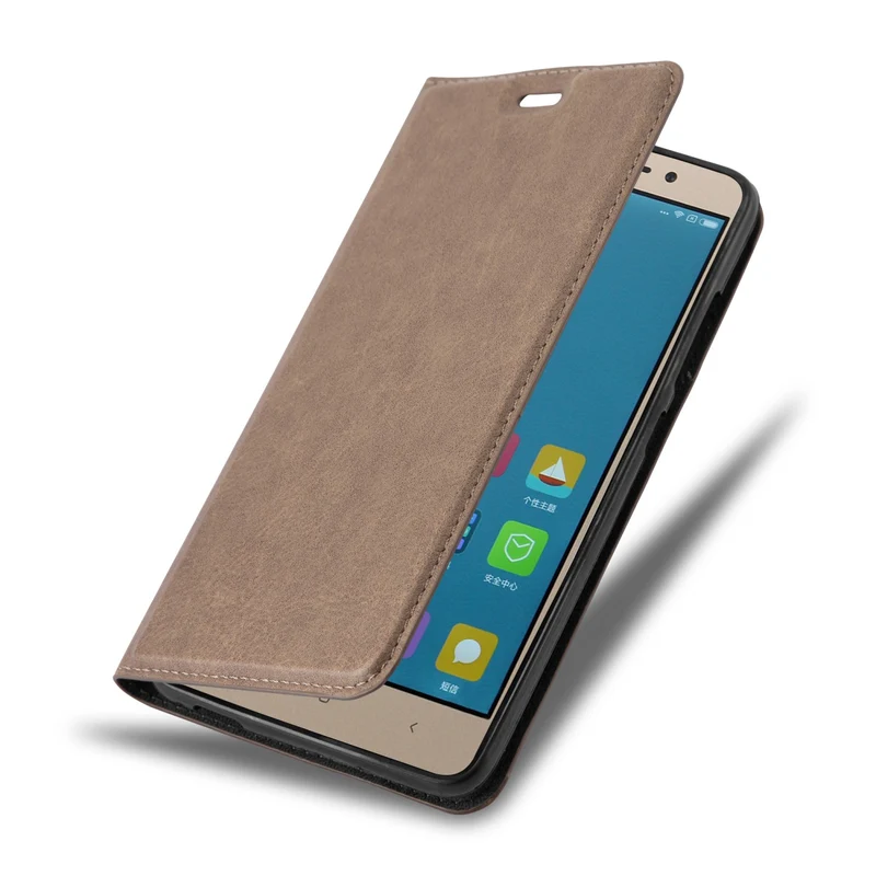 Cadorabo Hülle kompatibel mit Xiaomi RedMi NOTE 4 Schutzhülle mit Magnetverschluss, Standfunktion und Kartenfach