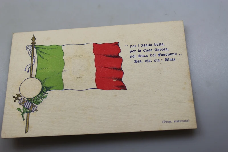 Patriotische Trikolore Postkarte