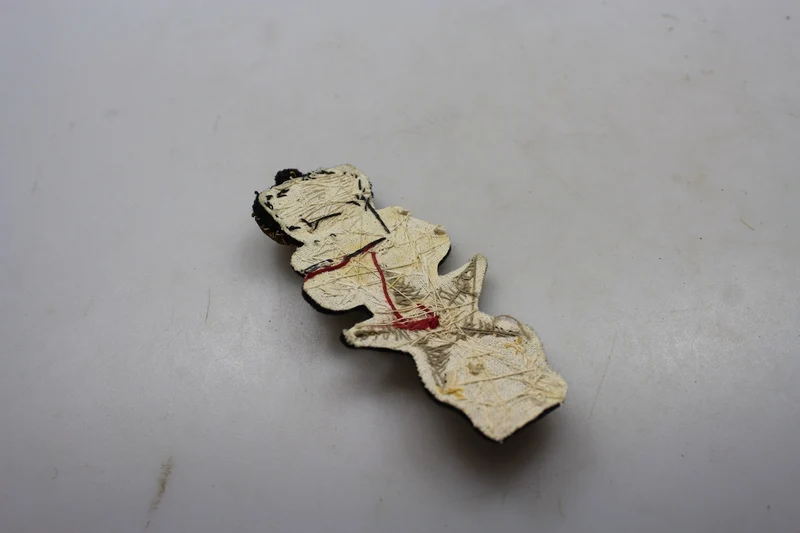 Schwarzer Mützenfries des 34. Sanitätsoffiziers REI WW 2