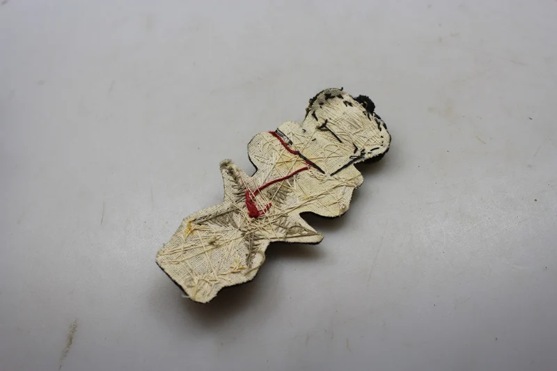 Schwarzer Mützenfries des 34. Sanitätsoffiziers REI WW 2