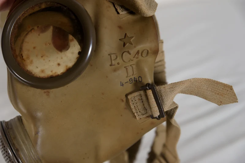 PC-40 Gasmaske aus dem 2. Weltkrieg