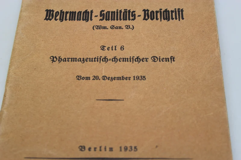 Medizinisches Handbuch der Wehrmacht - 1935