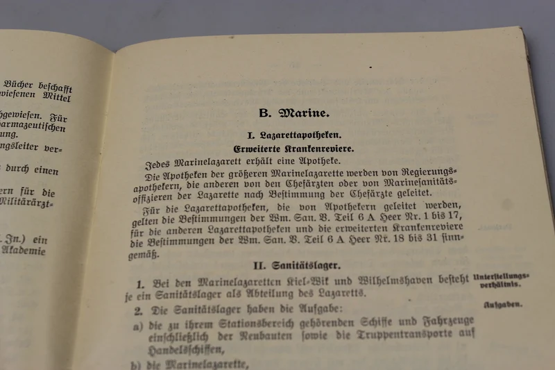 Medizinisches Handbuch der Wehrmacht - 1935