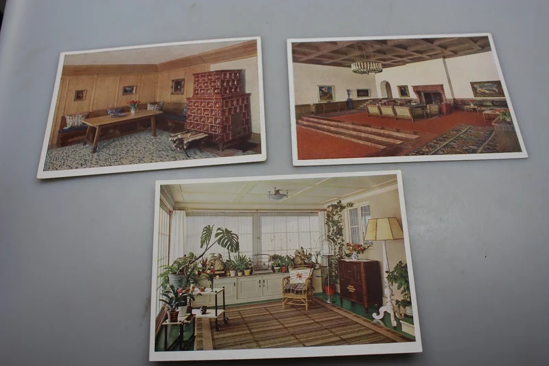 Serie 10 Berghof Interior Postkarten