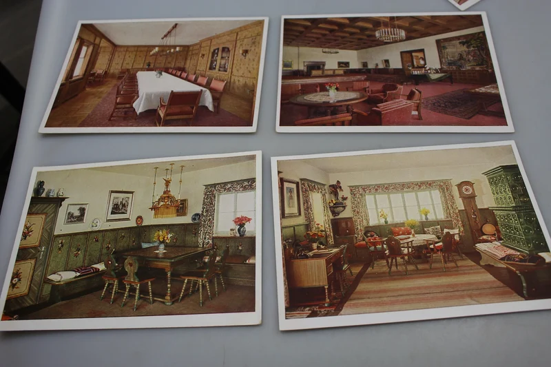 Serie 10 Berghof Interior Postkarten