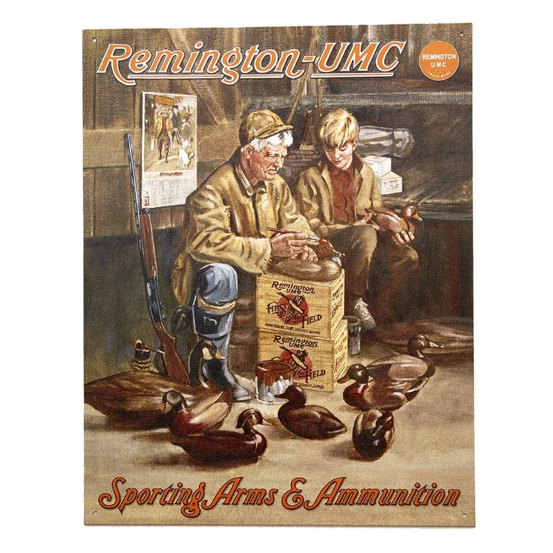 101 inc. Metallplatte groß 31. Remington UMC