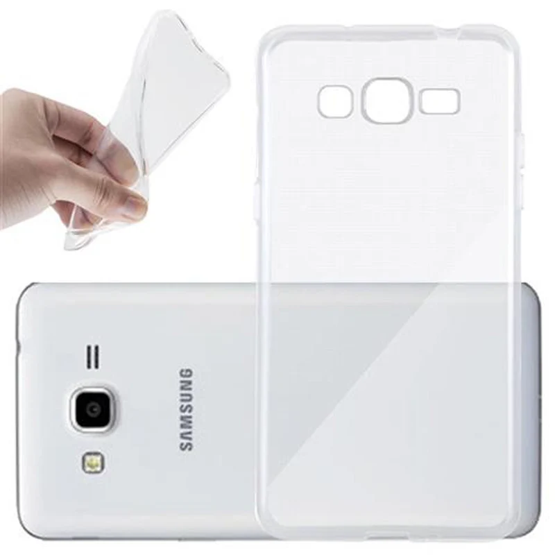 Cadorabo Hülle kompatibel mit Samsung Galaxy GRAND PRIME Schutzhülle aus flexiblem TPU Silikon