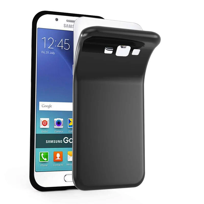 Cadorabo Hülle kompatibel mit Samsung Galaxy A8 2015 Schutzhülle aus flexiblem TPU Silikon