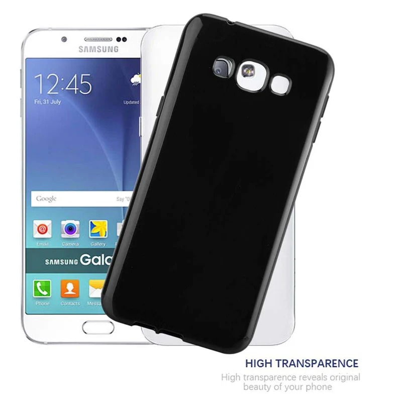 Cadorabo Hülle kompatibel mit Samsung Galaxy A8 2015 Schutzhülle aus flexiblem TPU Silikon