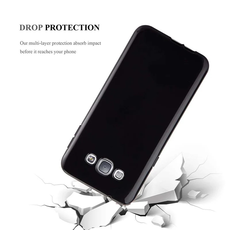 Cadorabo Hülle kompatibel mit Samsung Galaxy A8 2015 Schutzhülle aus flexiblem TPU Silikon