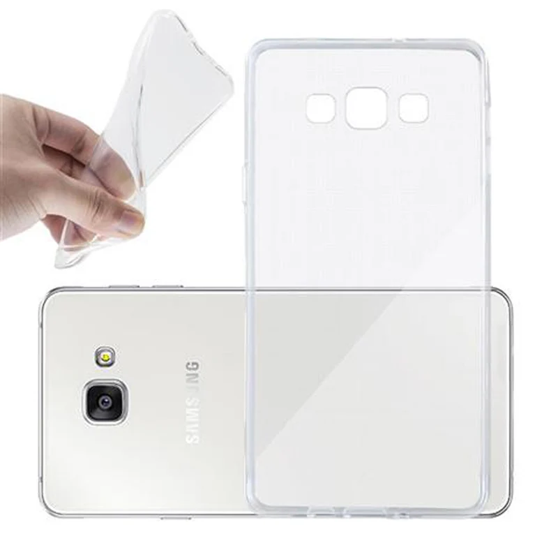 Cadorabo Hülle kompatibel mit Samsung Galaxy A7 2015 Schutzhülle aus flexiblem TPU Silikon