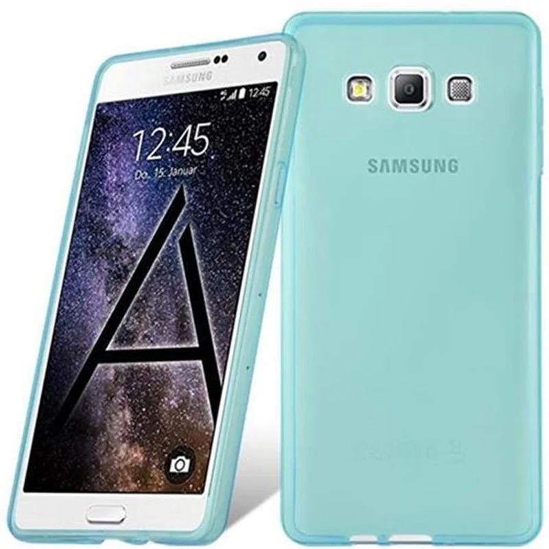 Cadorabo Hülle kompatibel mit Samsung Galaxy A7 2015 Schutzhülle aus flexiblem TPU Silikon
