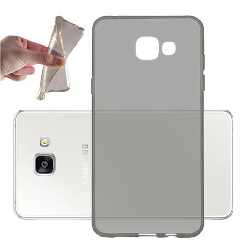 Cadorabo Hülle kompatibel mit Samsung Galaxy A5 2016 Schutzhülle aus flexiblem TPU Silikon