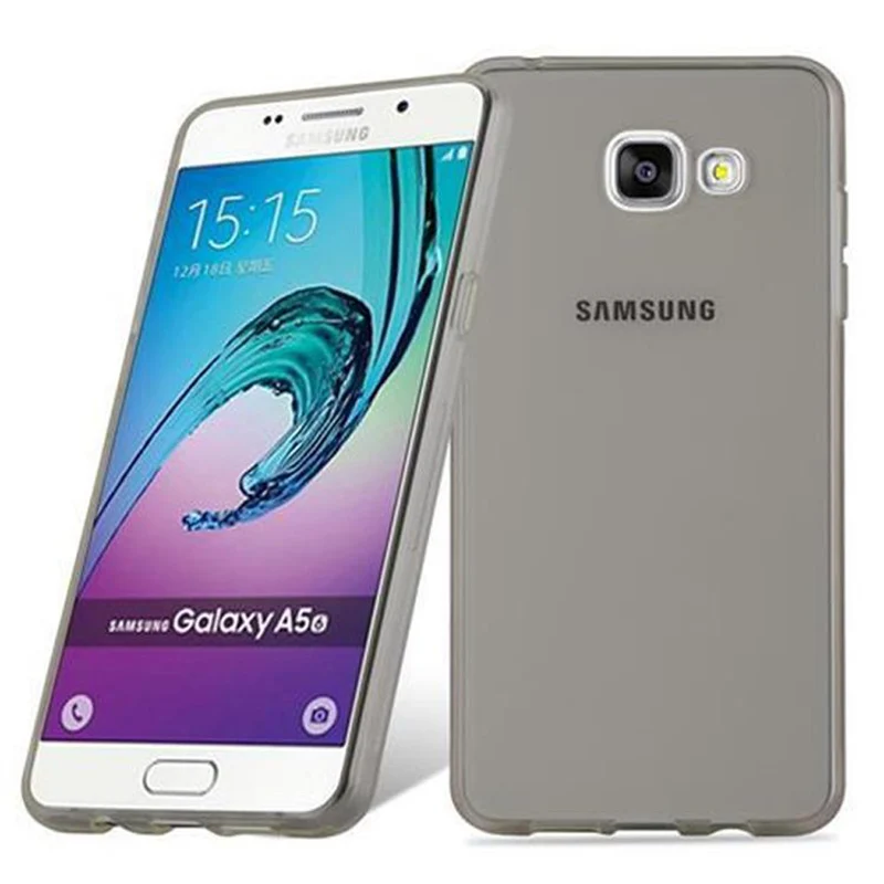 Cadorabo Hülle kompatibel mit Samsung Galaxy A5 2016 Schutzhülle aus flexiblem TPU Silikon