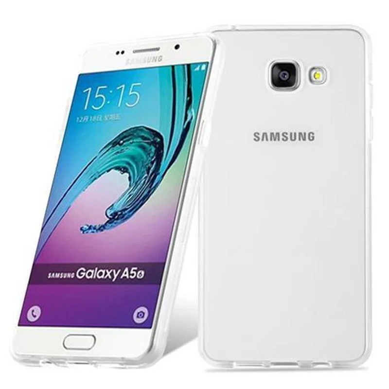 Cadorabo Hülle kompatibel mit Samsung Galaxy A5 2016 Schutzhülle aus flexiblem TPU Silikon