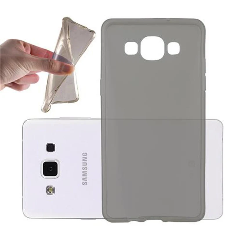 Cadorabo Hülle kompatibel mit Samsung Galaxy A5 2015 Schutzhülle aus flexiblem TPU Silikon