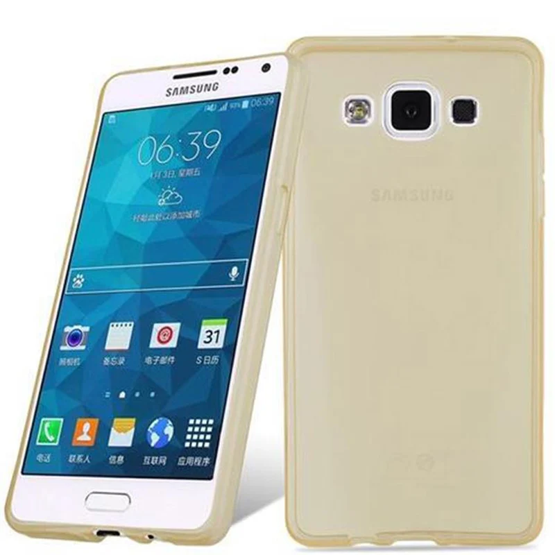 Cadorabo Hülle kompatibel mit Samsung Galaxy A5 2015 Schutzhülle aus flexiblem TPU Silikon