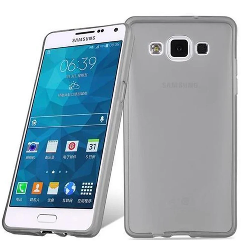 Cadorabo Hülle kompatibel mit Samsung Galaxy A5 2015 Schutzhülle aus flexiblem TPU Silikon