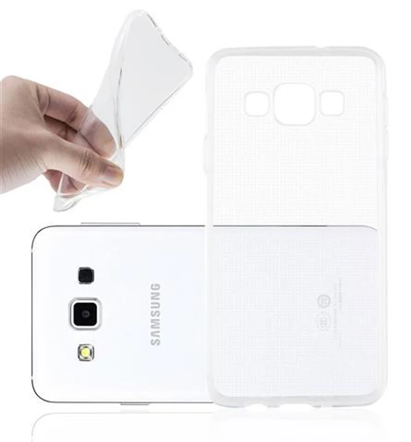 Cadorabo Hülle kompatibel mit Samsung Galaxy A3 2015 Schutzhülle aus flexiblem TPU Silikon