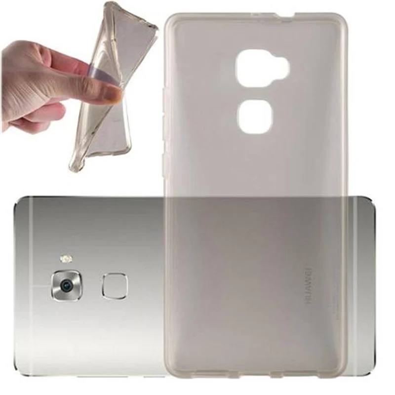 Cadorabo Hülle kompatibel mit Huawei MATE S Schutzhülle aus flexiblem TPU Silikon
