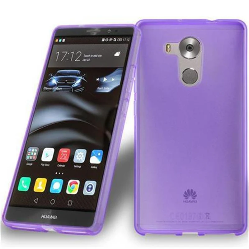 Cadorabo Hülle kompatibel mit Huawei MATE 8 Schutzhülle aus flexiblem TPU Silikon