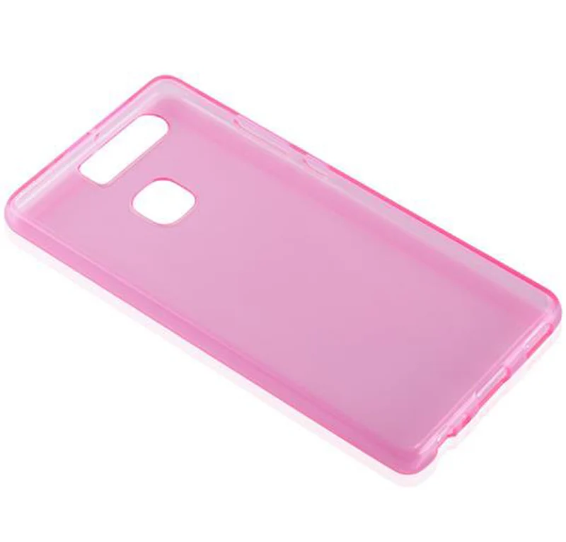 Cadorabo Hülle kompatibel mit Huawei P9 Schutzhülle aus flexiblem TPU Silikon