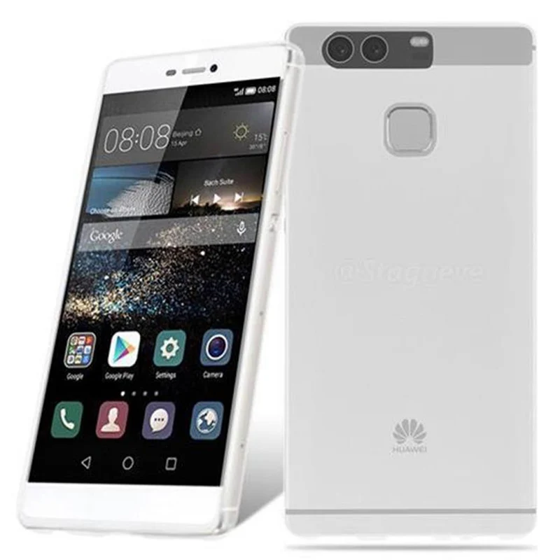 Cadorabo Hülle kompatibel mit Huawei P9 Schutzhülle aus flexiblem TPU Silikon