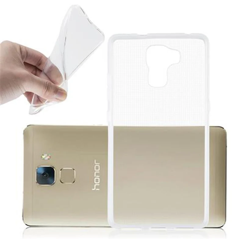 Cadorabo Hülle kompatibel mit Honor 7 Schutzhülle aus flexiblem TPU Silikon