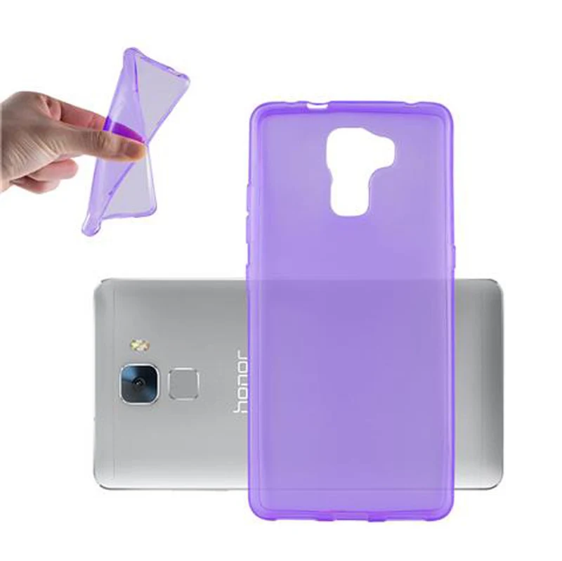 Cadorabo Hülle kompatibel mit Honor 7 Schutzhülle aus flexiblem TPU Silikon