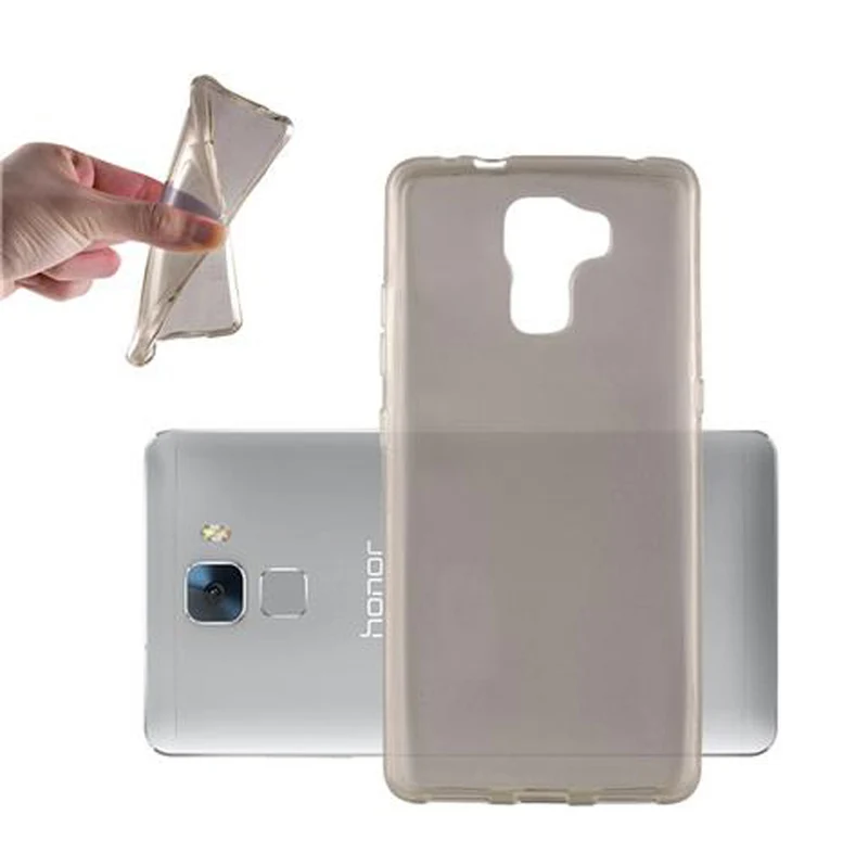 Cadorabo Hülle kompatibel mit Honor 7 Schutzhülle aus flexiblem TPU Silikon