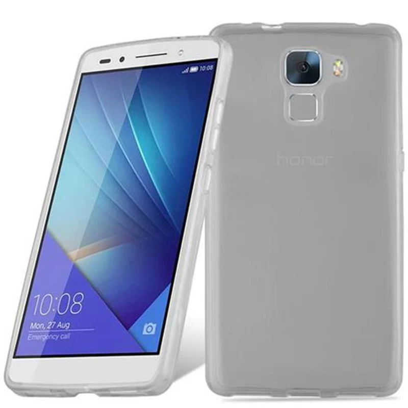 Cadorabo Hülle kompatibel mit Honor 7 Schutzhülle aus flexiblem TPU Silikon