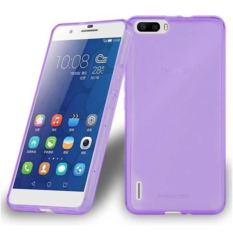 Cadorabo Hülle kompatibel mit Honor 6 PLUS Schutzhülle aus flexiblem TPU Silikon