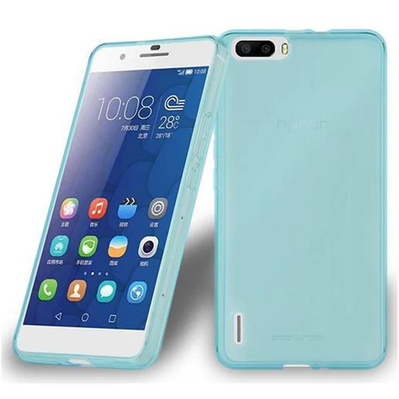 Cadorabo Hülle kompatibel mit Honor 6 PLUS Schutzhülle aus flexiblem TPU Silikon