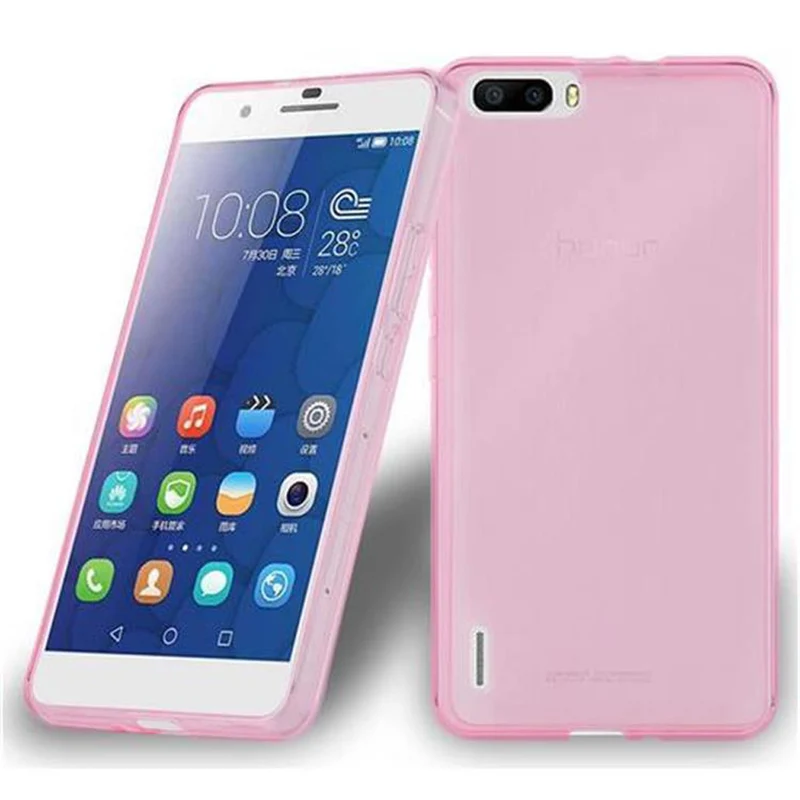 Cadorabo Hülle kompatibel mit Honor 6 PLUS Schutzhülle aus flexiblem TPU Silikon