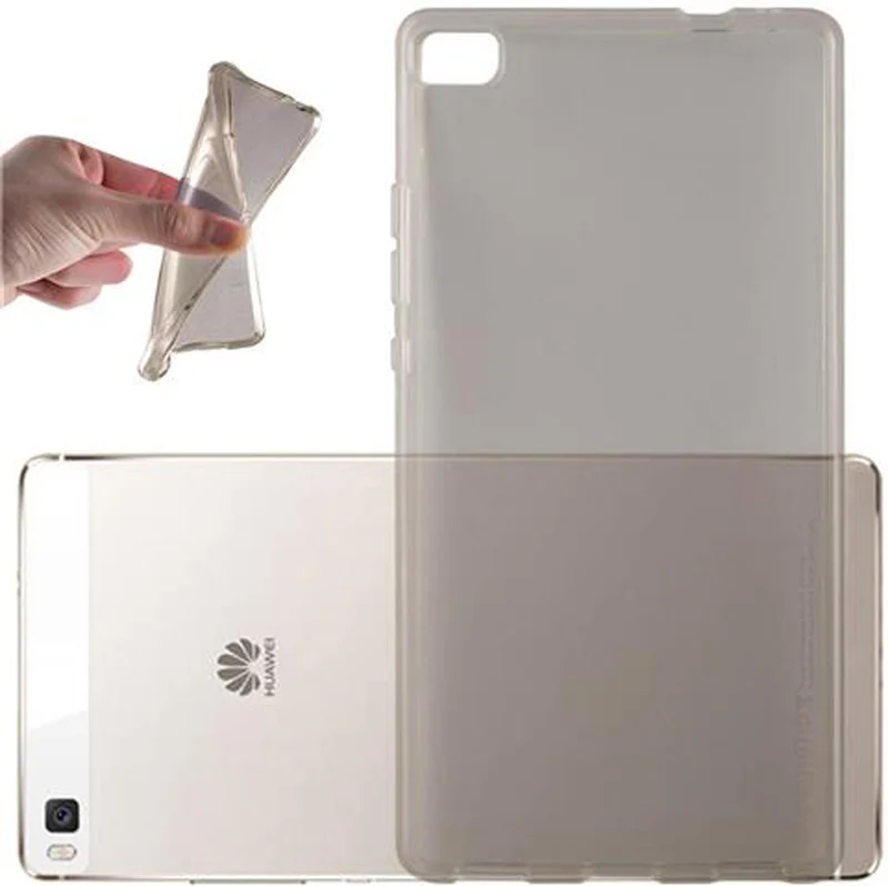 Cadorabo Hülle kompatibel mit Huawei P8 Schutzhülle aus flexiblem TPU Silikon