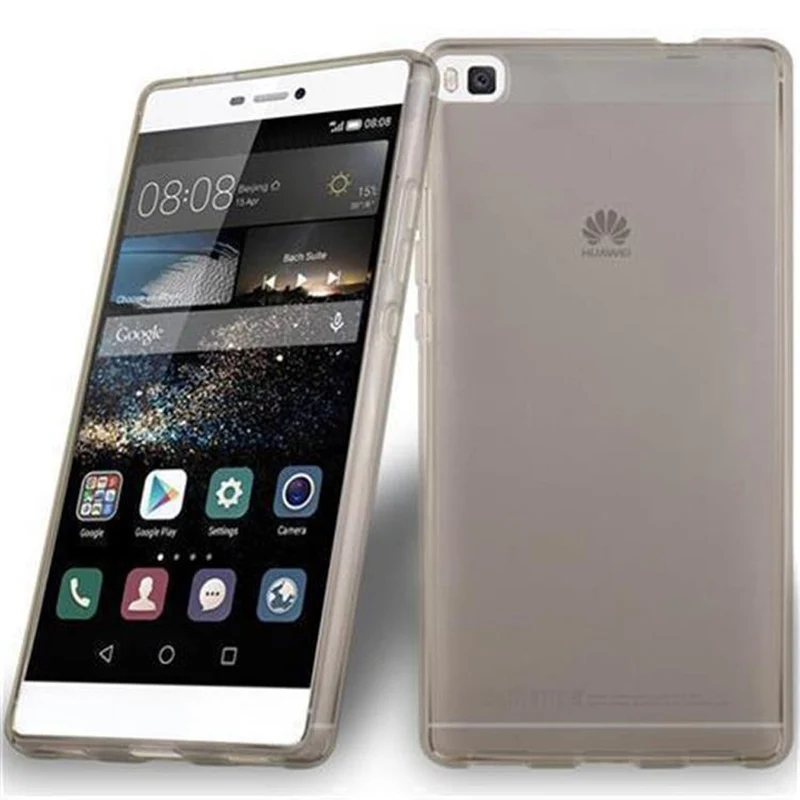 Cadorabo Hülle kompatibel mit Huawei P8 Schutzhülle aus flexiblem TPU Silikon