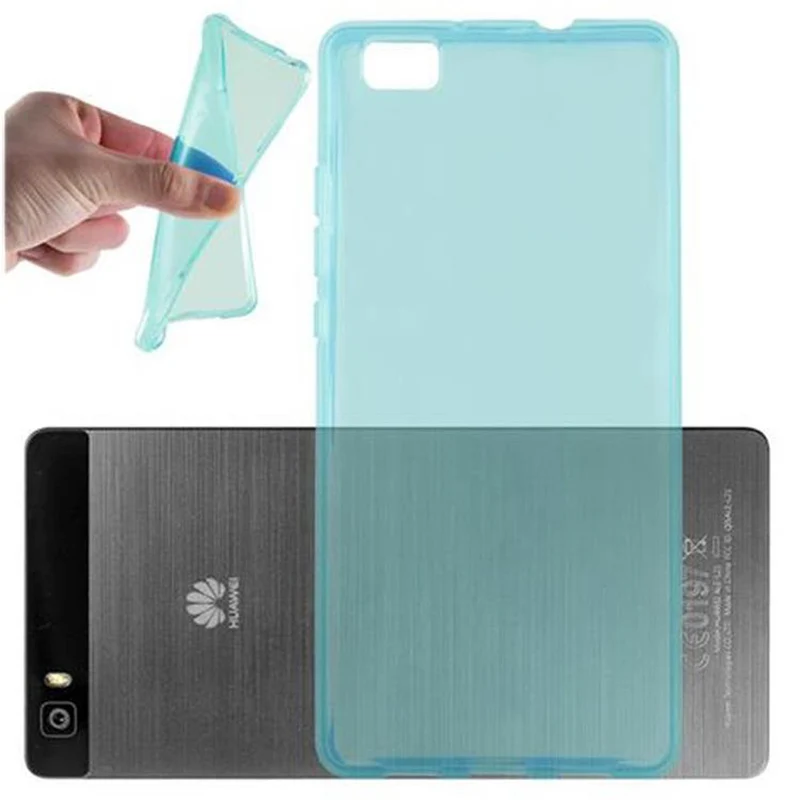 Cadorabo Hülle kompatibel mit Huawei P8 LITE 2015 Schutzhülle aus flexiblem TPU Silikon