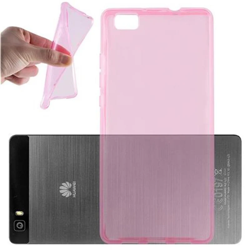 Cadorabo Hülle kompatibel mit Huawei P8 LITE 2015 Schutzhülle aus flexiblem TPU Silikon