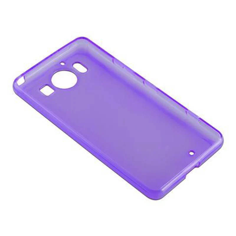 Cadorabo Hülle kompatibel mit Nokia Lumia 950 Schutzhülle aus flexiblem TPU Silikon