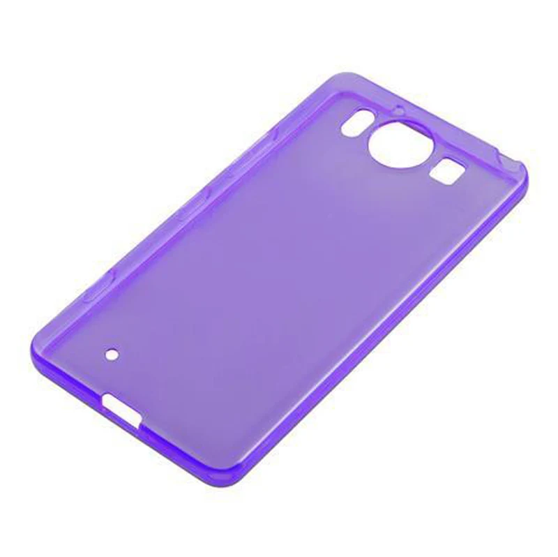 Cadorabo Hülle kompatibel mit Nokia Lumia 950 Schutzhülle aus flexiblem TPU Silikon