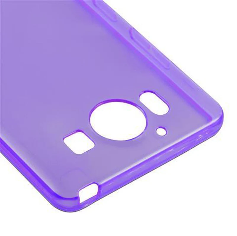 Cadorabo Hülle kompatibel mit Nokia Lumia 950 XL Schutzhülle aus flexiblem TPU Silikon