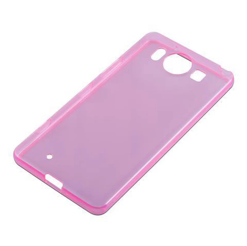 Cadorabo Hülle kompatibel mit Nokia Lumia 950 XL Schutzhülle aus flexiblem TPU Silikon