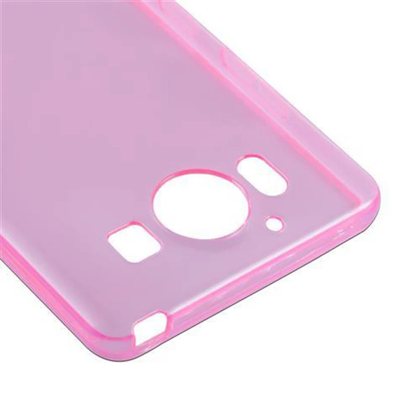 Cadorabo Hülle kompatibel mit Nokia Lumia 950 XL Schutzhülle aus flexiblem TPU Silikon