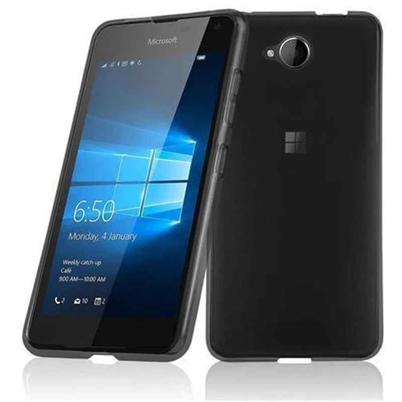Cadorabo Hülle kompatibel mit Nokia Lumia 650 Schutzhülle aus flexiblem TPU Silikon